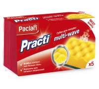 Paclan Губки для посуды Practi Multi-wave