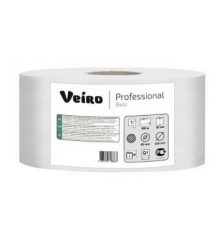 Туалетная бумага в средних рулонах Veiro Professional Lite, 2 слоя, 142,5 м (9,5*12,5, 1140 листов),Ц (Jumbo )