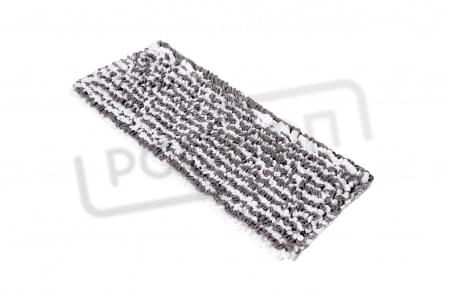 Моп петельный комбинированный серый, крепления - карман, 40 см (NMVP-40-01)		
