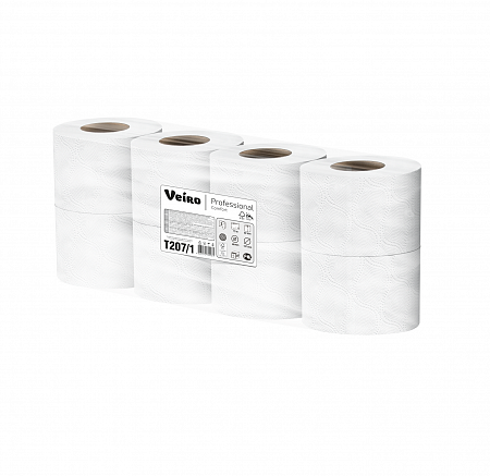 Туалетная бумага Veiro Professional Comfort цвет белый, 2 слоя, 15 м, 8рул/спайка (T207/1)