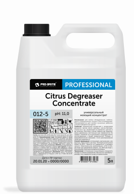 Citrus Degreaser Concentrate