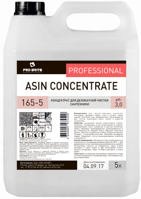 Концентрат для деликатной чистки сантехники Asin Concentrate